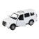 Metal machine Mitsubishi Pajero 4wd Turbo 1:43, inertia, doors open, white color