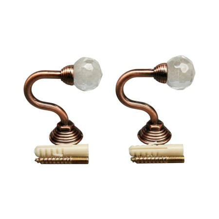 The hook for the curtains "tundra" ks007, one -rod, color copper-4