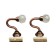 The hook for the curtains "tundra" ks007, one -rod, color copper