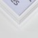 Photo frame plastic L-1 20x25 cm, white