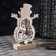LED figure "Snowman" 12 × 23 × 5 cm, wood, batteries AAAX2 (not complete), glow warm white