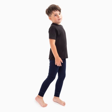 Calsons for a boy (thermo), dark blue color, height 104 cm (30)-3