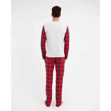 New Year. Pajama men's kaftan "X-Mas" size 56-3