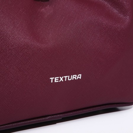 Women's bag Textura, baguette, small size, burgundy color-3