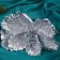 Decor "Snow Flower" 16x20 cm, silver