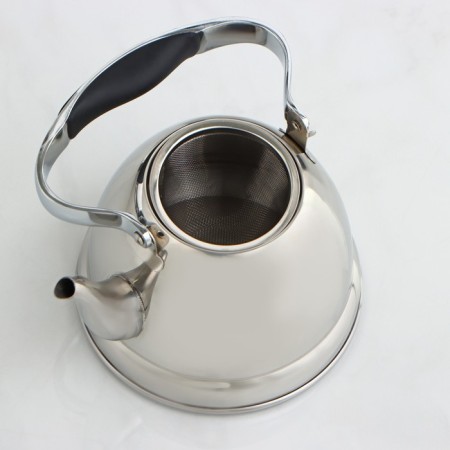 Kapriz stainless steel teapot, 1 l, chrome color-6