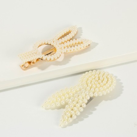 Hair clips "Happiness", 2 pcs, 9 x 12 cm-1