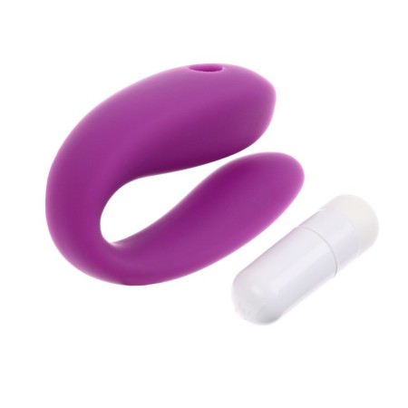 Vibrator for steam, with vibropuli, silicone, purple-2