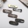 Invisibility for hair "Beatrice" (set of 6 pcs) Leo Lux, 5 cm, gold