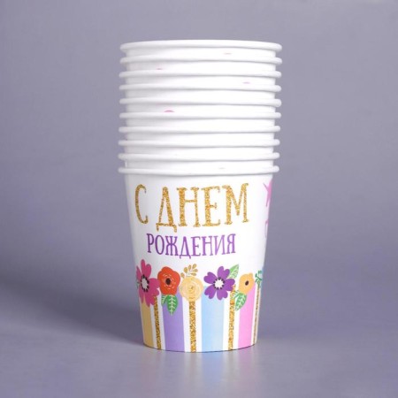 A single -single paper glass "Unicorn", 250 ml-1