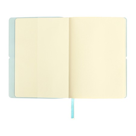 Diary of Leduced A5 136 DEVENTE sheets. Jane, soft pvc cover, elastic band, perforation, liesse, block 70, blue-9