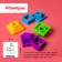 Developing set "Collect on the model", according to the Montessori method