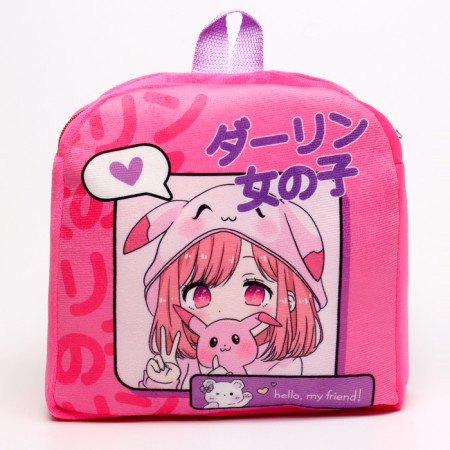 Baby backpack for girl "Anime"-1