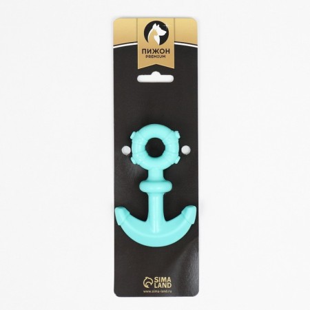 Dog toy Premium "Anchor", 10 x 1.3 cm, mint-3