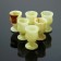 Set of glasses "Grace", 6 pcs 3.5x6.5 cm, onyx