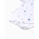 Body baby with a short sleeve "Giraffes", white/blue color, height 80