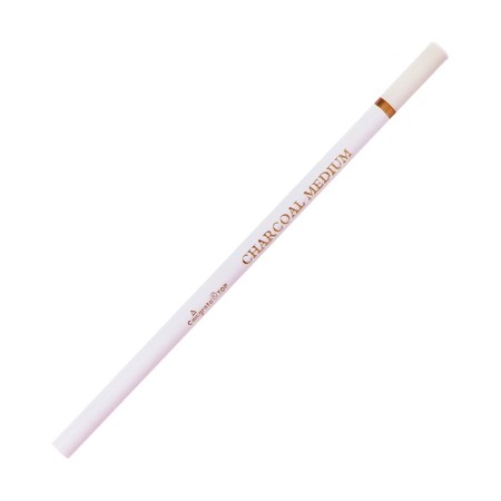 Coal in a pencil, the neck D-3.3 mm, white, medium-2