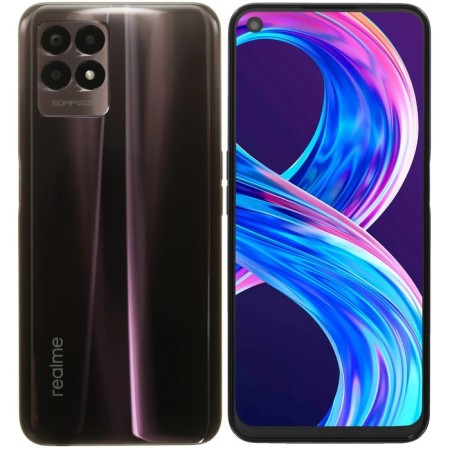Smartphone Realme 8i, 6.6 ", LCD, 2 SIM, 4 GB, 64 GB, 50 MP, 16 MP, 5000 mAh, NFC, black