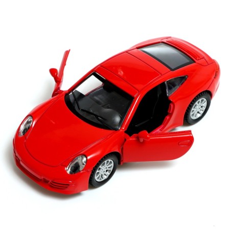 Metal Race machine, 1:32, inertia, light and sound, red color-3