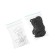 Caps for the back seat, 2 items, black