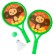 Set of game "Cheburashka", rackets, a mud, ball