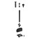 Fountain for a garden reservoir, 85 watts, h = 3.1 m, 4000 l/h, cord 1.5 m