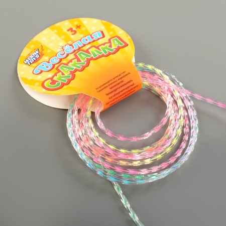 Baby rope "Let's jump", green color-1