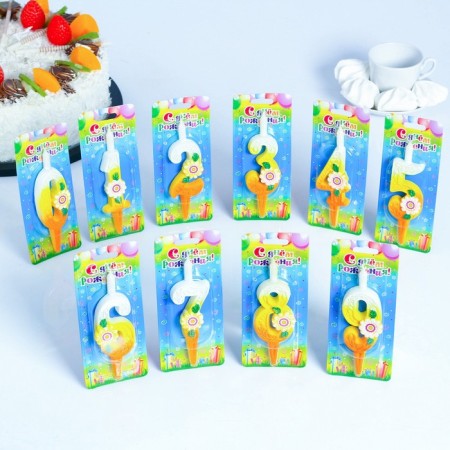 Show Box with candles for the cake "Sunny", 10.2 cm, 50 pieces-1