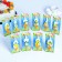Show Box with candles for the cake "Sunny", 10.2 cm, 50 pieces
