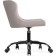Computer chair Eddon Plastic/velor, black/gray 50x60x73 cm