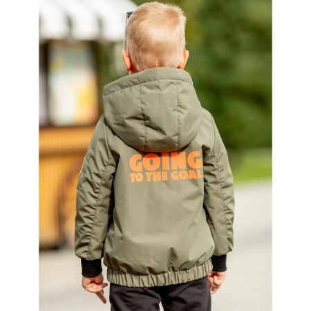 Bomber jacket for a boy PlayTode, height 98 cm, khaki color-5