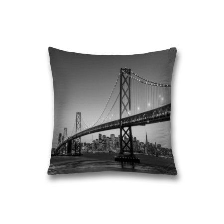 Pillowess decorative "Gray Nights", on a zipper, size 45x45 cm