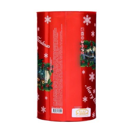 New Year. Flays glazed Merry Christmas, 200 g-2