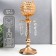 Summary Metal for 1 candle "Scales flower" gold 32x11x11 cm