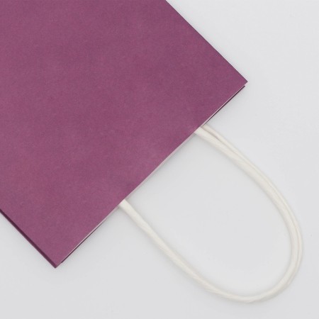 Craft package lilac, round handle, 15 x 12 x 6 cm, 120 g-1