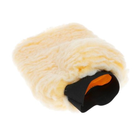 Mitten for polishing a car 28 × 19 cm, artificial fur-1