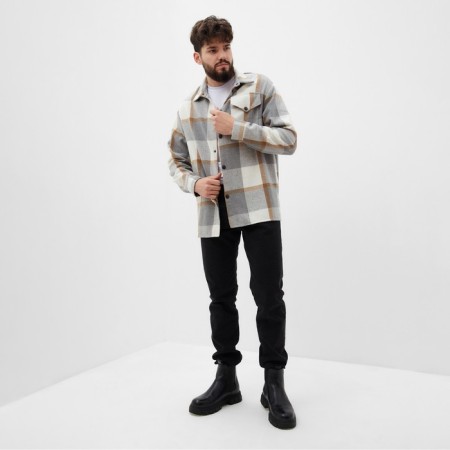 Male shirt in the MIST cage, size 50, gray-2