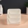 Organizer for storing cosmetic supplies "Zoy", 17.4 × 14.9 cm, ivory color