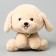 Soft toy "puppy", 21 cm, beige color