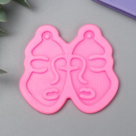 Mold Silicon "Faces" 2 subjects