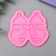Mold Silicon "Faces" 2 subjects