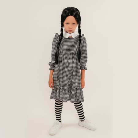 Carnival set "Gothic girl": a wig, stockings, collar-1