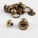 The holster screw d = 6/8 × 9 mm, with a ring d = 10 mm, 4 pcs, bronze color