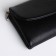 Women's wallet on a magnet, black color