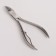 Pigitan nippers, straight blade, 13.5 cm, blade length - 15 mm, silver color