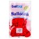 Latex ball 14 ", pastel, set 50 pcs., Red