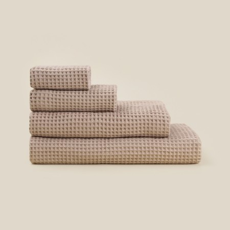 Waffle towel SL Home: Basic "Sabbia" 50x90 cm, 100% cotton, 340 g/m2-3