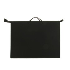 Folder for drawings and drawings A3, 420 x 343 x 50 mm, 0.9 mm, with handles, plastic, lightning from above, inside pocket, 