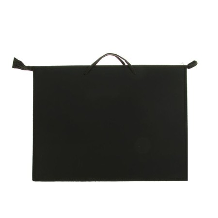 Folder for drawings and drawings A3, 420 x 343 x 50 mm, 0.9 mm, with handles, plastic, lightning from above, inside pocket, "standard" PR 3 -8, black