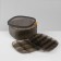 Organizer for storage of decorations "Leo" level 3, 32 cells, 15 × 15 × 7.5 cm, brown color